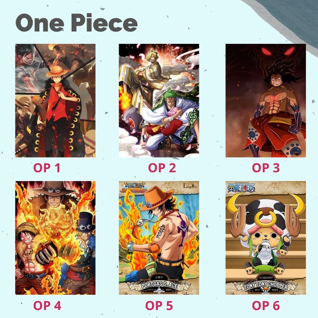 POSTER ANIME #1 (12 Free 1) - ART PAPER TEBAL - POSTER DINDING-5