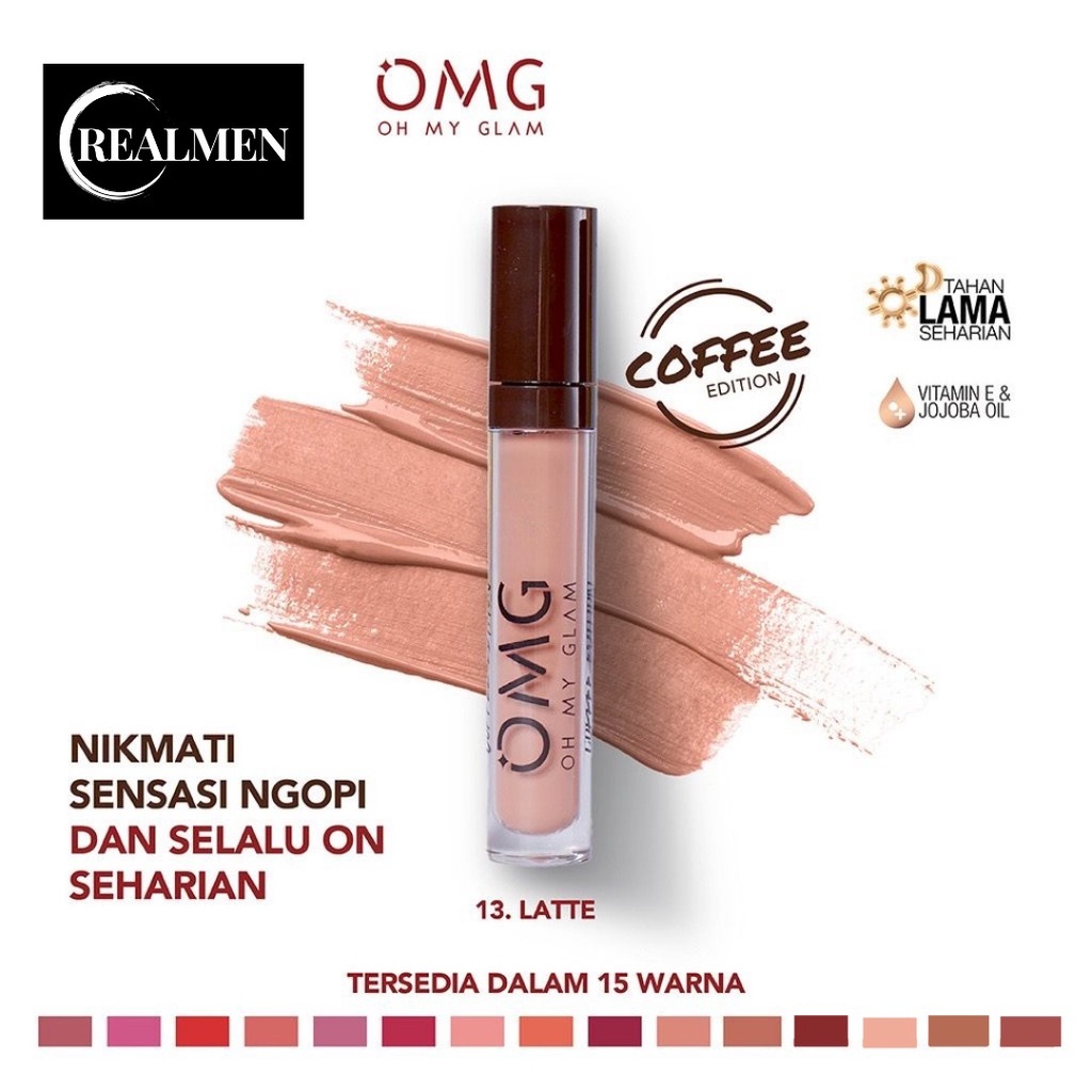 READY! OMG OH MY GLAM Matte Kis Lip Cream 3.5 gr