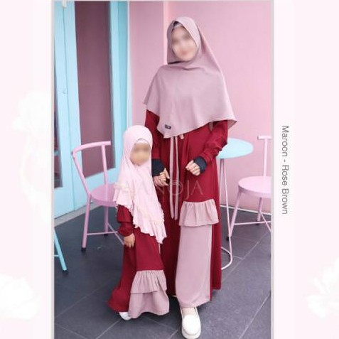 TESIA DRESS || Gamis Anak Original By Wanoja Hijab
