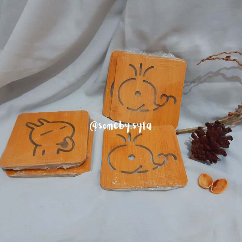 SOMEBYSYFA -Tatakan gelas lucu dan unik