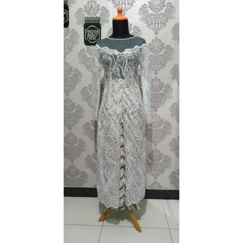 KEBAYA AKAD NIKAH /KEBAYA AKAD PANJANG SUDAH PAYET