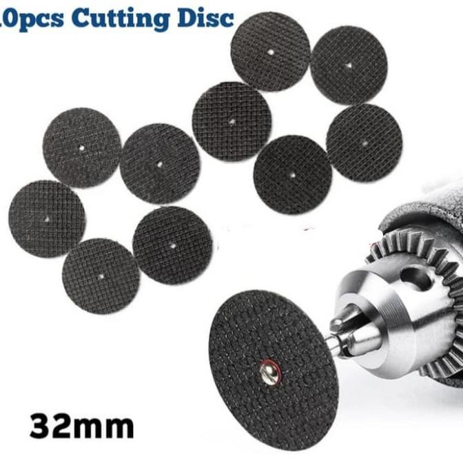 

10Pcs Cutting Disc Resin + 10Pcs Cutting Disc Fiber Reinforced 32Mm