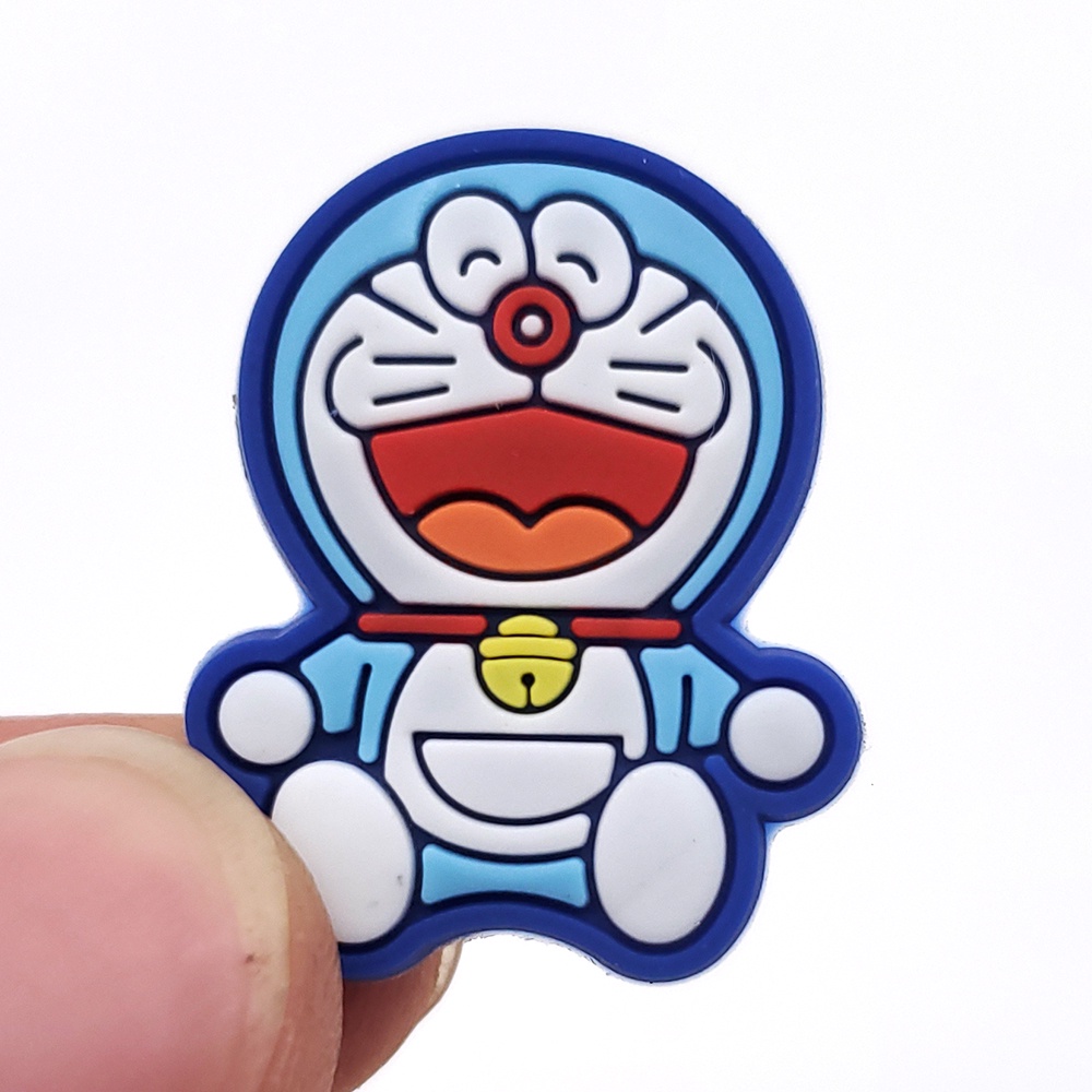 Crocs Pin Gesper Sepatu Motif Kartun anime Doraemon shoe charms Jibbitz DIY decorate Anak sandal Hadiah accessories sepatu