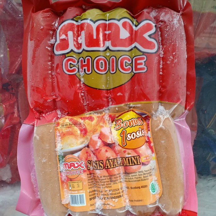 

MAX CHOICE Sosis Ayam Mini 500gr 10pcs