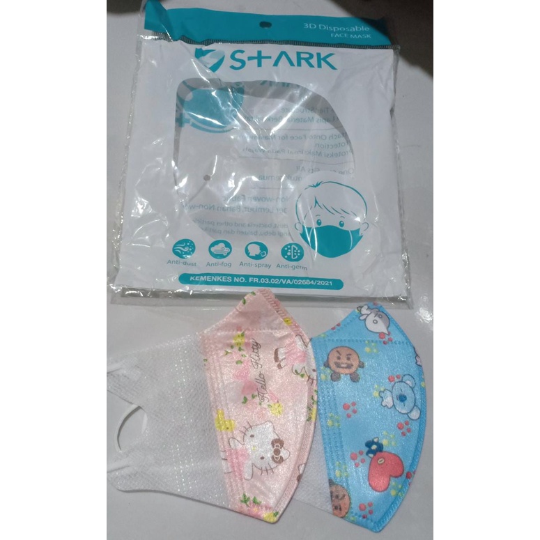 Nori Shop Jombang Masker Duckbill Anak Motif Lucu 3 Ply - 1 Pcs Kids Child Mask BISA PILIH Cewe / Co