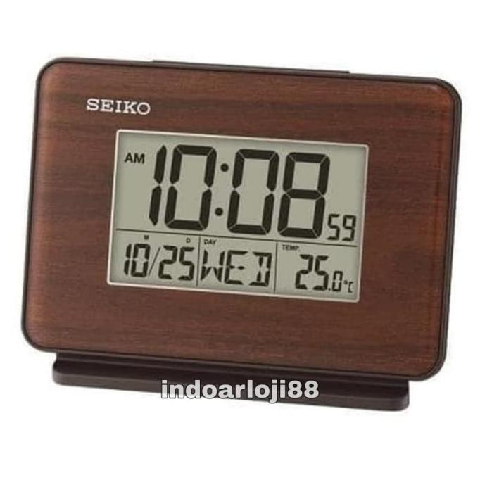 GH01 JAM BEKER DIGITAL SEIKO QHL068B ALARM CLOCKS ORIGINAL SFD345465CE
