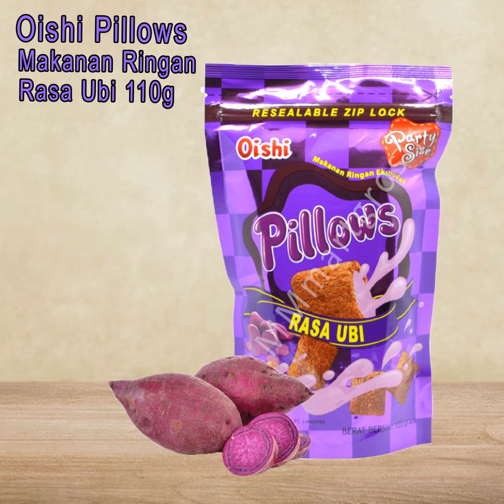 OISHI * SNACK PILLOWS * RASA UBI 100g