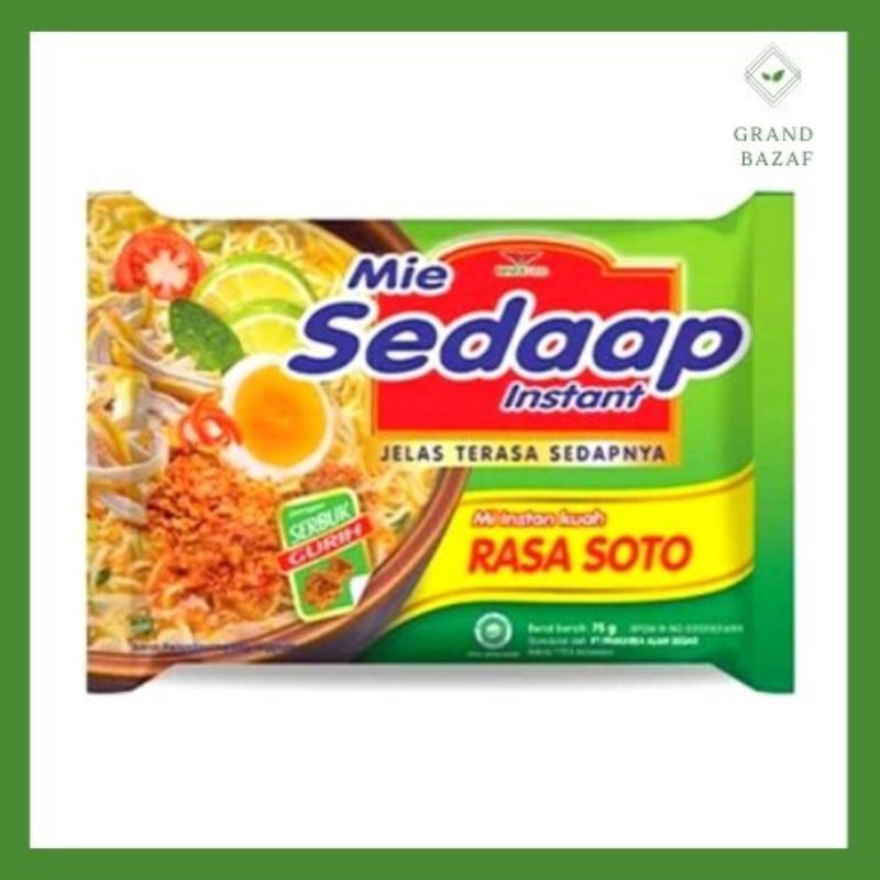 

SEDAAP Mie Instan Rasa Soto 75 gr