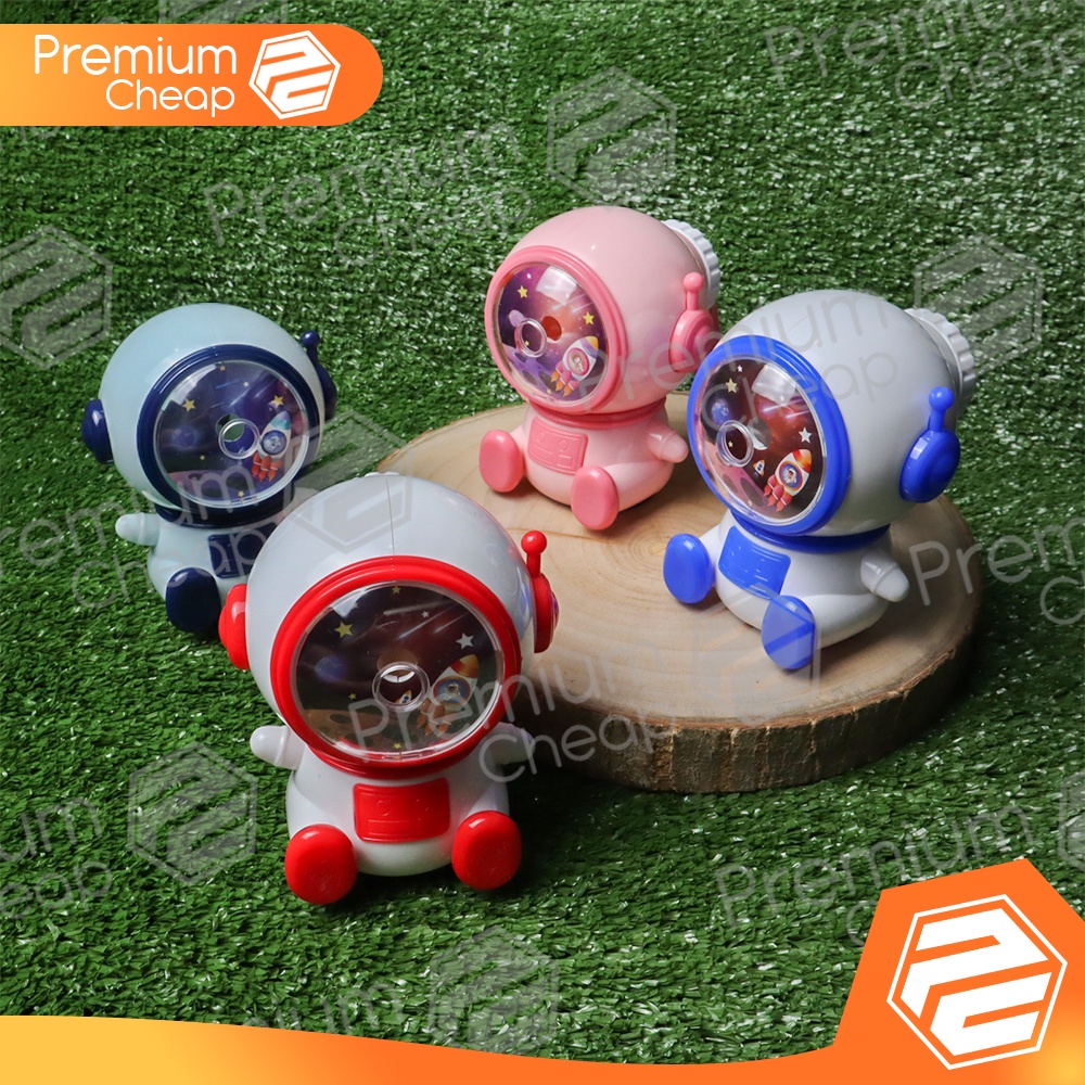 

[1 PC] Serutan Pensil Meja Astronaut Astronot Fancy Kado