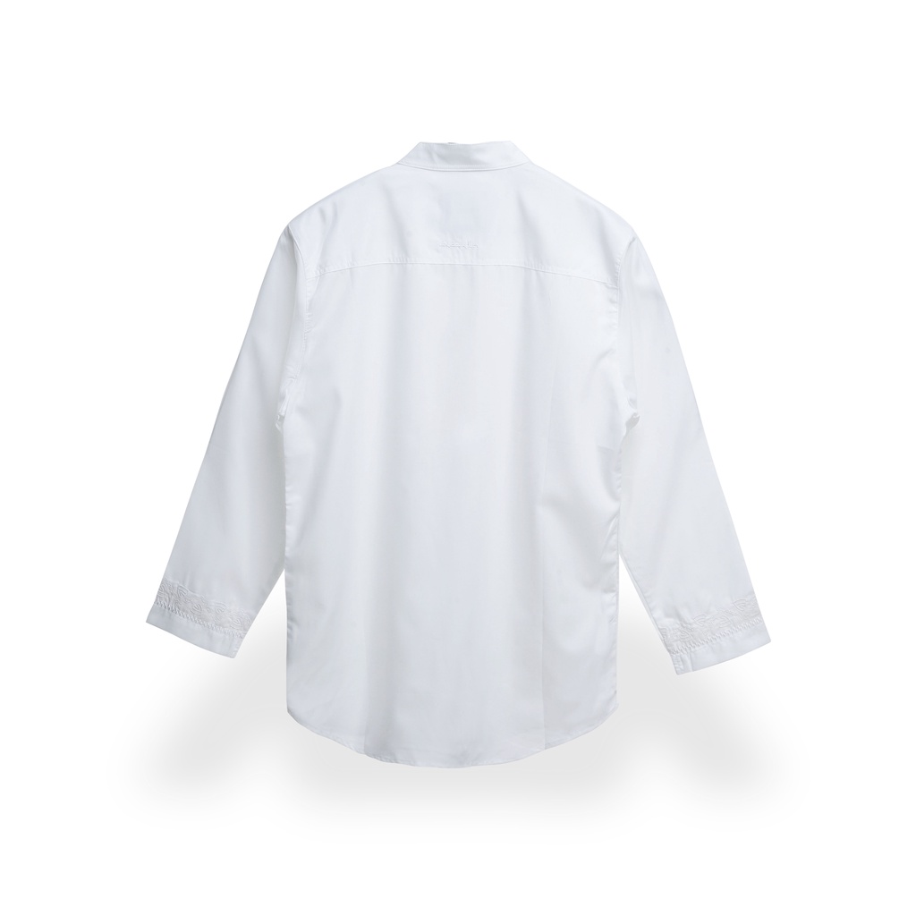 KEMEJA KOKO LENGAN PANJANG FRIDAY KILLER | GRAIL ALL WHITE LONGSLEEVE