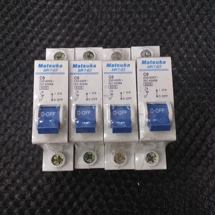 MATSUKA MCB MATSUKA 2A 4A 6A 10A 16A 20A 25A 1Phase SNI LMK Grosir