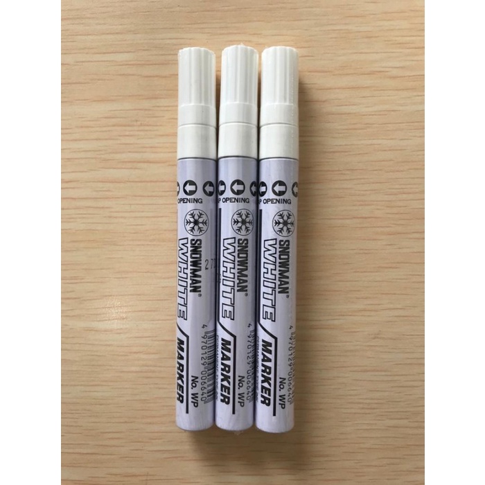 

Gilaa!!! Snowman White Marker Wp-12 Murah