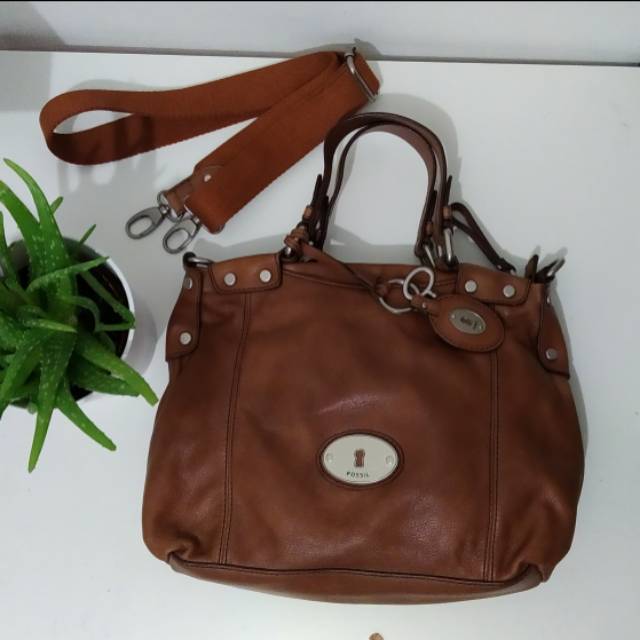 Fossil Maddox Top Zip Satchel (Preloved)