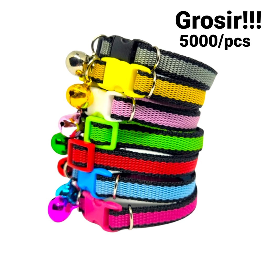 STRAP Kalung Kucing Strip Garis