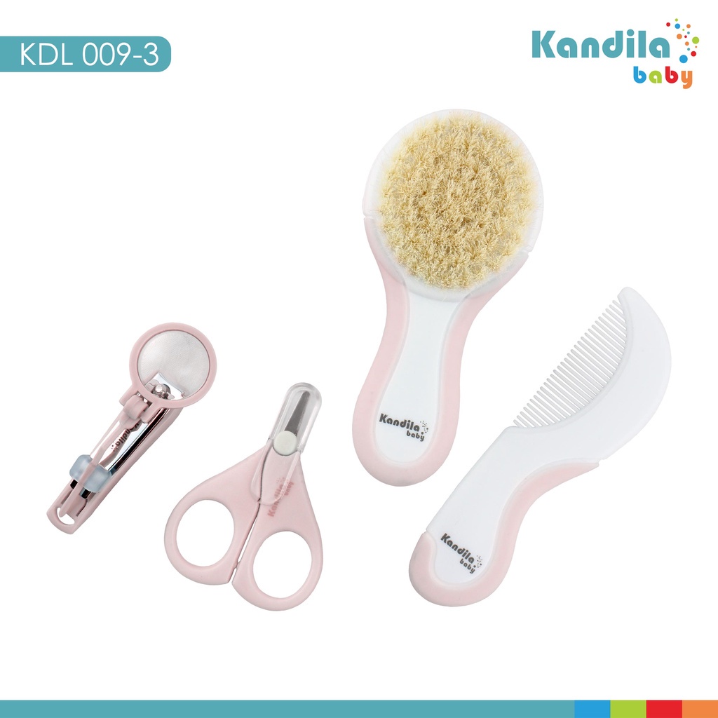 Kandila Baby Hair &amp; Nail Kits Gunting Kuku dan Sisir Bayi Set KDL 09-3