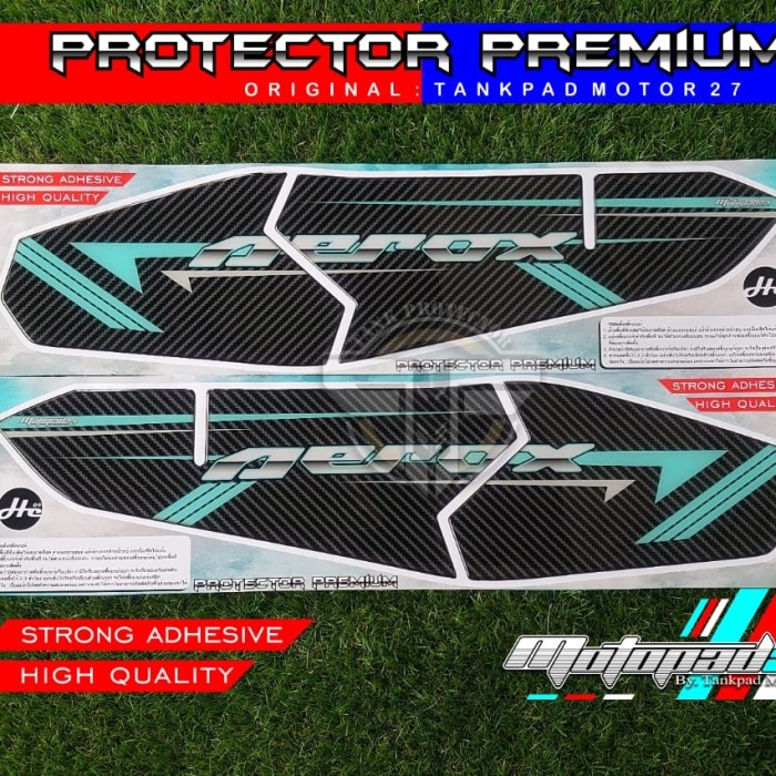 Sticker Stiker Resin Timbul Sidepad New Aerox 155 connected 2020 2021