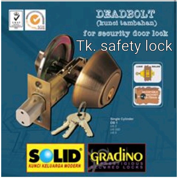 kunci tambahan DB 1 DEADBOLT SOLID