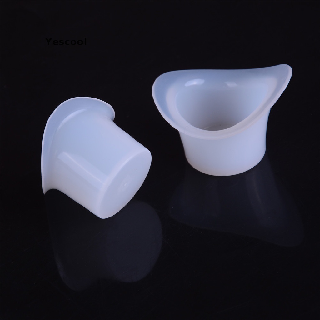 Yescool 2PCS Cup Plastik Silica gel Alat Bantu Pertolongan Pertama