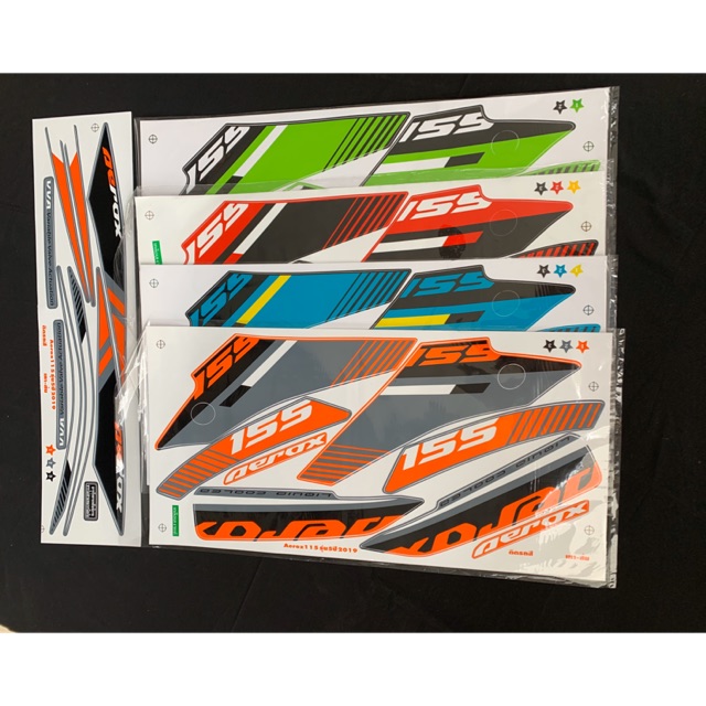 Striping yamaha aerox 155 2019 thailand. striping aerox thailand. aerox thailand