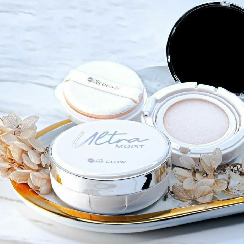 Ultra Moist Cushion MS Glow Bedak padat ringan dan tahan lama bikin glowing