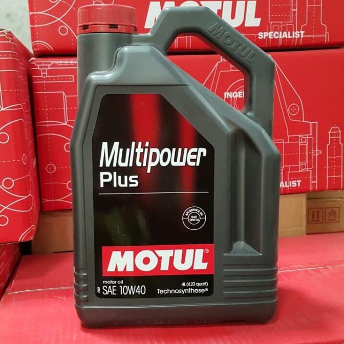 HARGA MENARIK  OLI MESIN MOBIL BENSIN MOTUL MULTIPOWER PLUS 10W-40 4 LITER