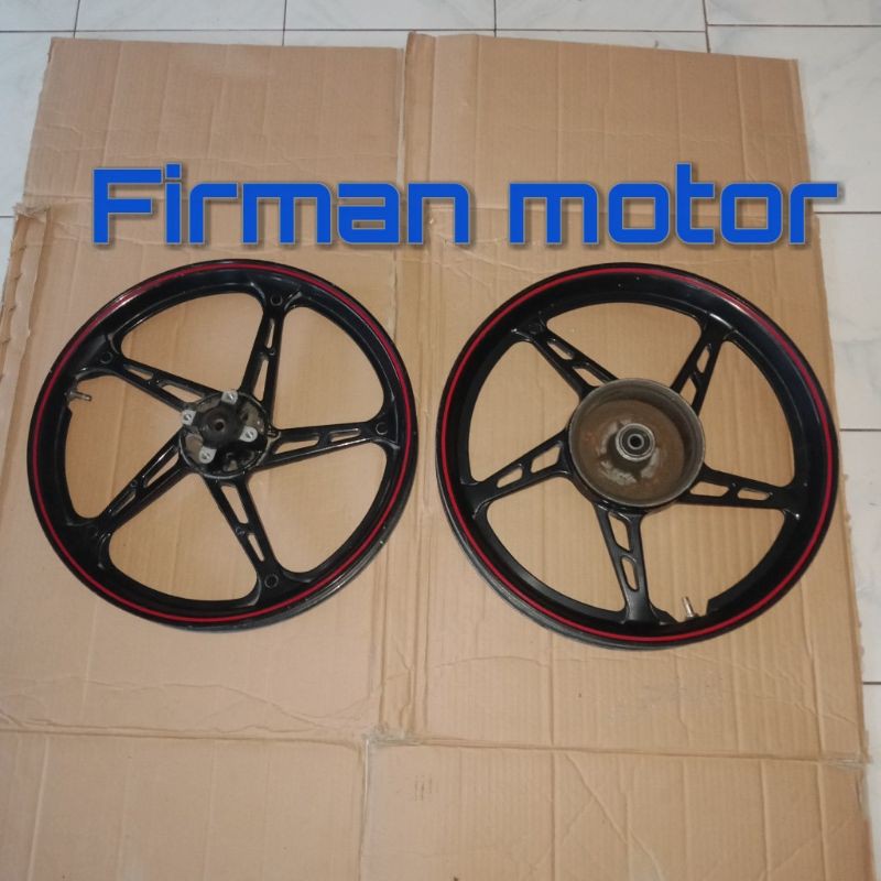 velg velk pelek racing depan belakang jupiter z1 jupiter burhan original