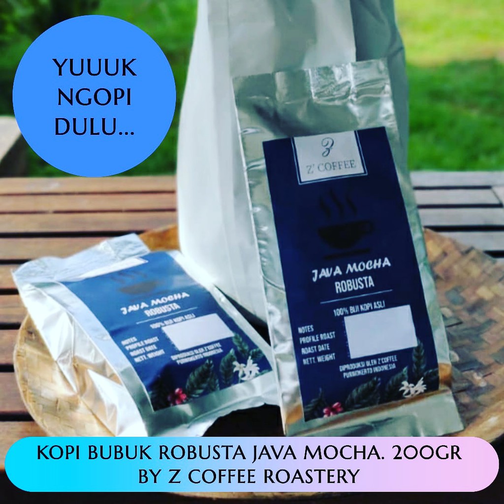 

KOPI ROBUSTA JAVA MOCHA 200gr (Biji / Bubuk)