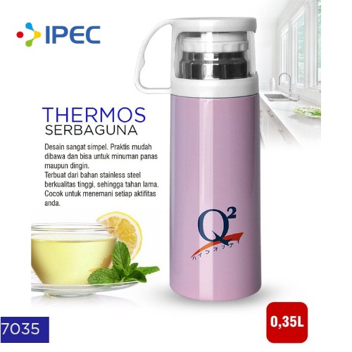 BOTOL MINUM TERMOS ORIGINAL 350ML VACUUM FLASK - TERMOS AIR PANAS 350ML 7035