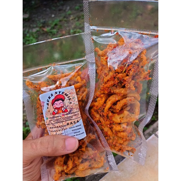 

usus goreng daun jeruk 60gram