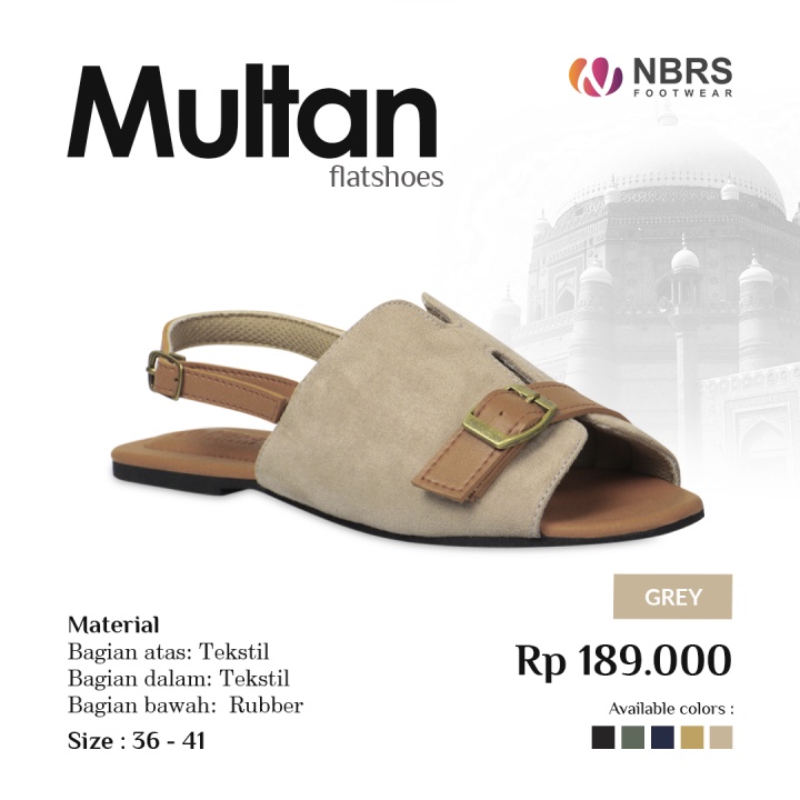 Nibras Footwear Multan Flatshoes Sandal Wanita Flat Elegant Look