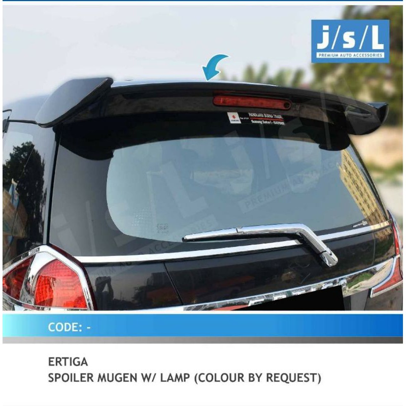 spoiler mugen Ertiga with lamp colour by request jsl