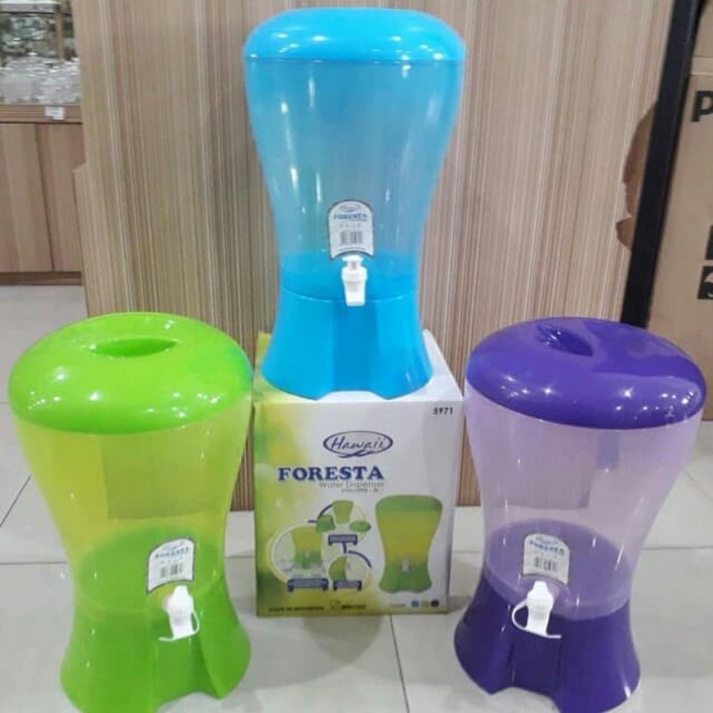 Dispenser Air Minum /Tempat Air Minum Plastik 19 Liter Hawaii 5975