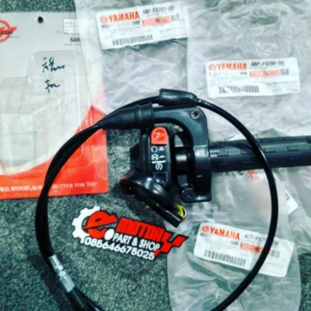 Gas Spontan YZ set Tombol Double stater