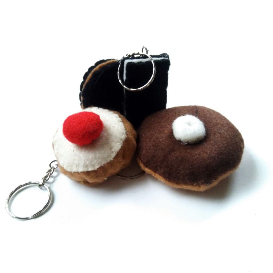 Gantungan Kunci Kukis & Kue