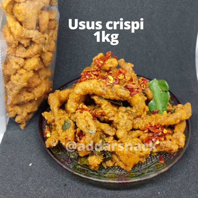 usus crispi pedas daun jeruk 1kg