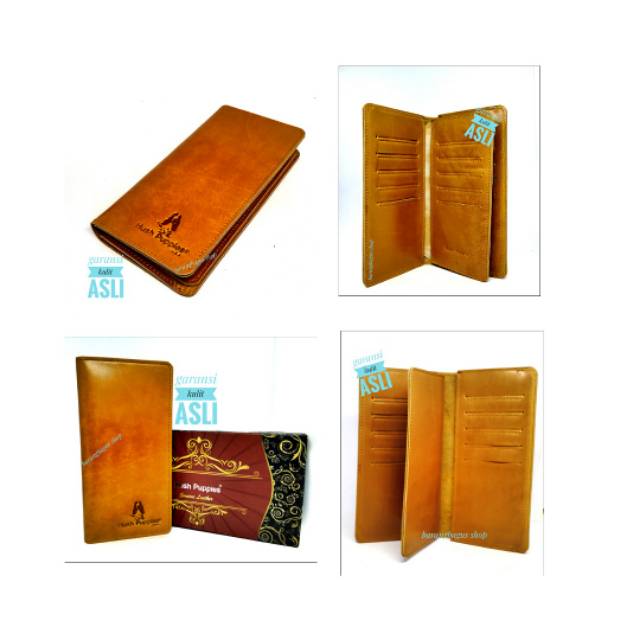 Dompet Panjang kulit pria Import Hush Puppies ( garansi kulit asli)