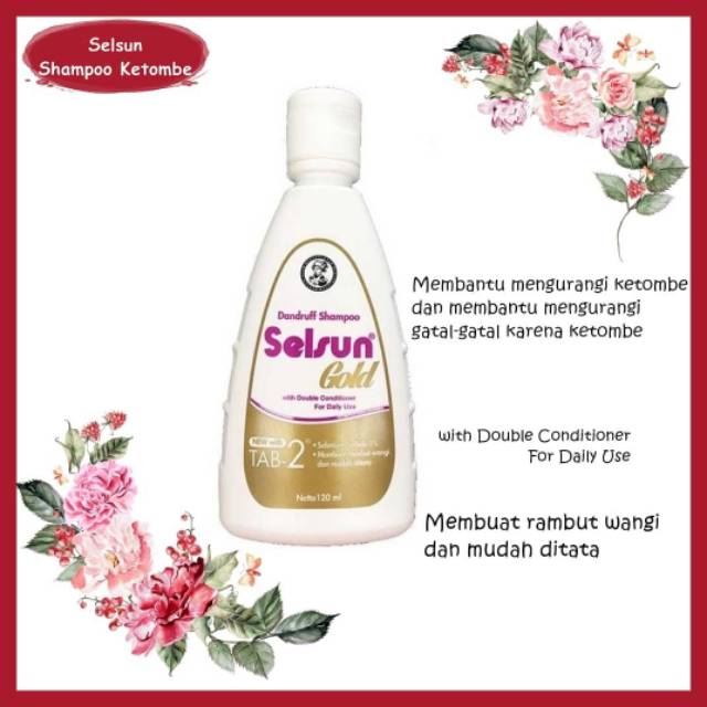 SELSUN shampoo GOLD