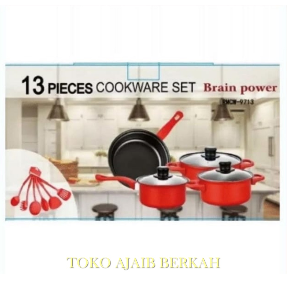 Panci Set Cookware Set SQRS 13 in 1