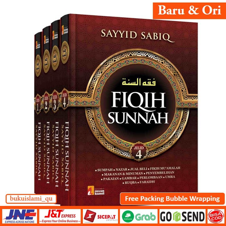 Jual Buku Fiqih Sunnah Sayyid Sabiq 4 Jilid Lengkap Shopee Indonesia