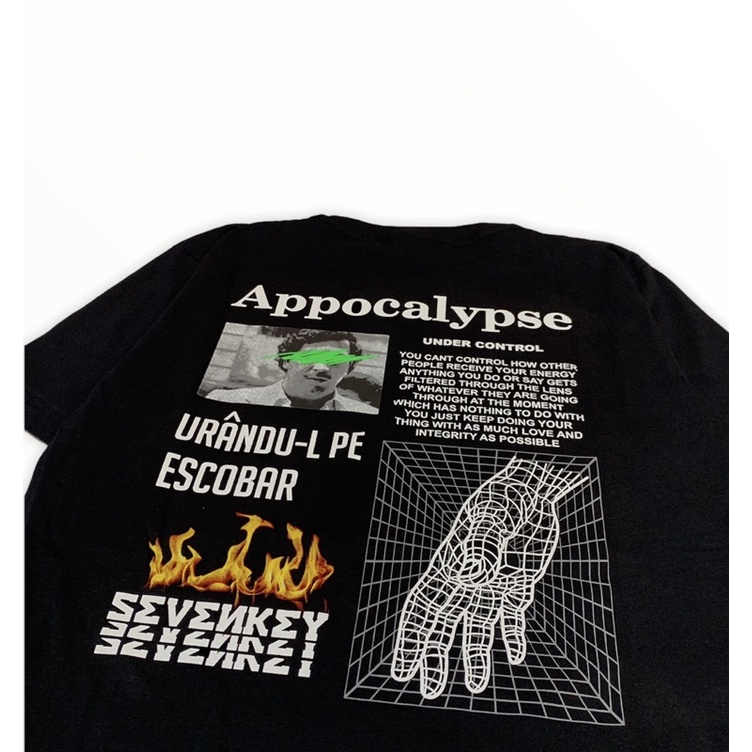 T shirt Katun SEVENKEY X NEXT TIME ORIGINAL BRAND BANDUNG (pablo)