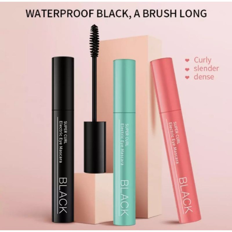 Lameila 3D Mascara Super Curl Celak Kosmetik Menebalkan Tahan Air Tahan Lama Melentikan Bulu Mata