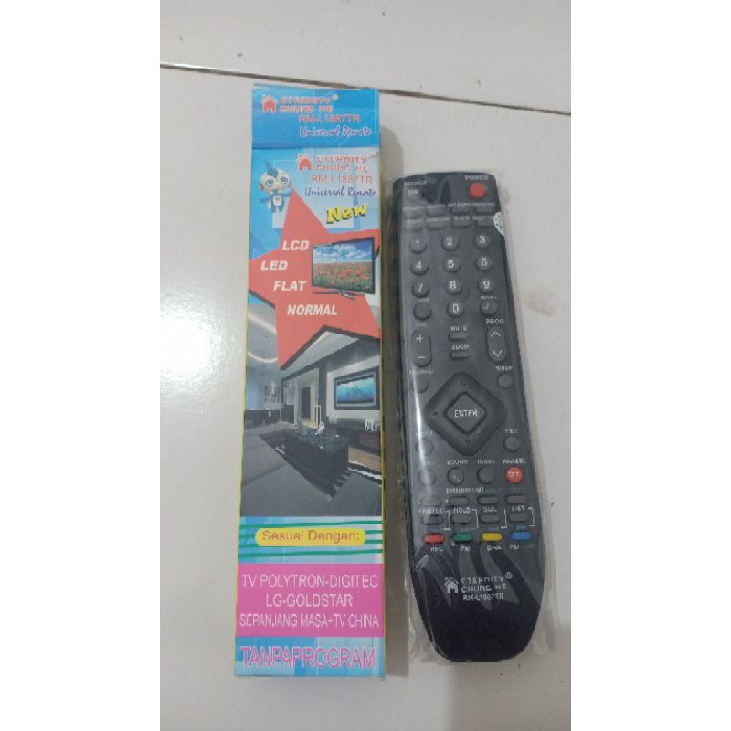 remot /remote tv multi fungsi lcd led flat normal politron lg  tv china tanpa setting rm-l1887tr