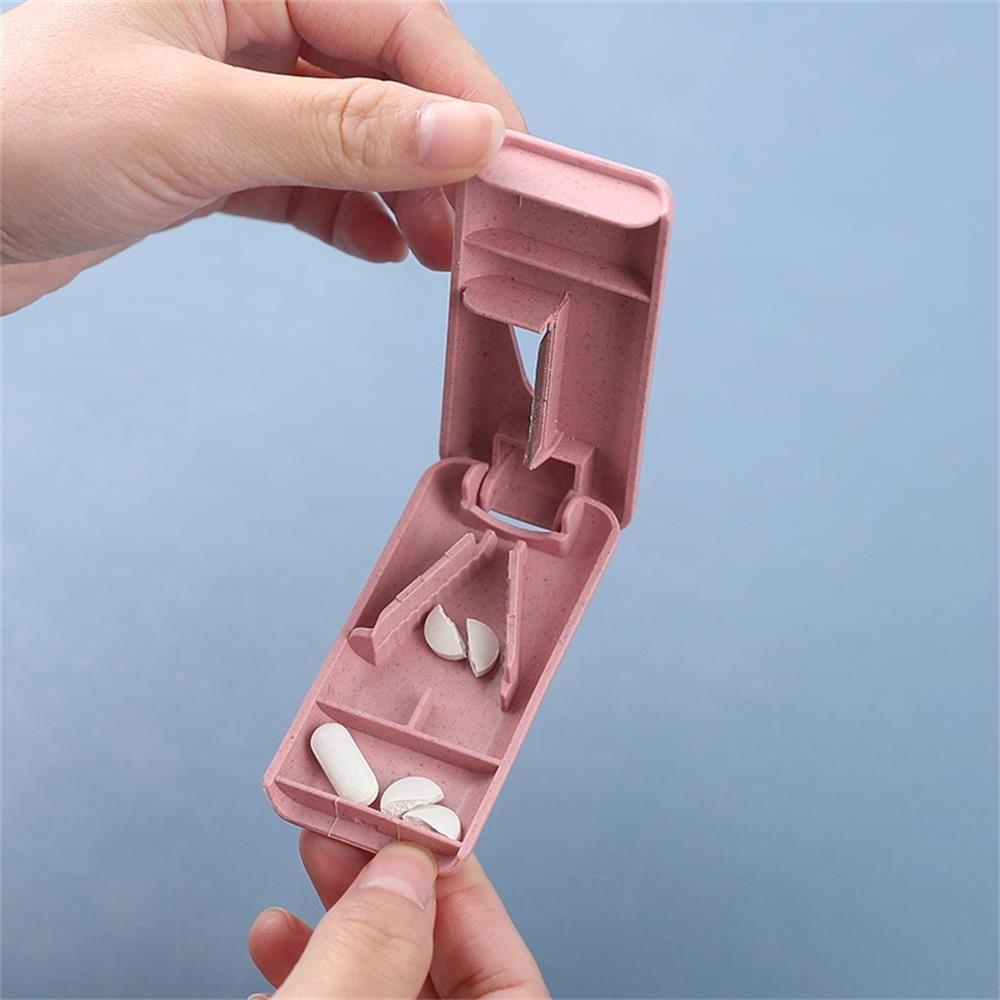 Suyo Pill Cutter Portable Mini Alat Pembelah Obat Kreatif