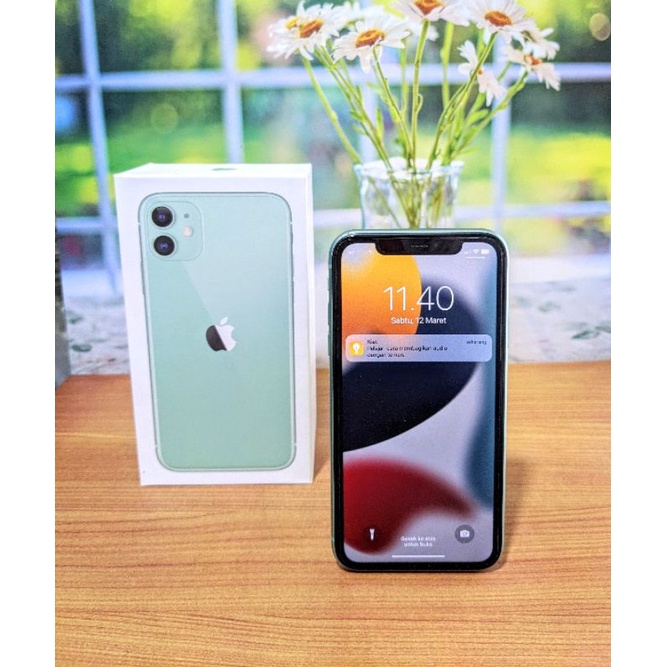 iPhone 11 256gb iBox Indonesia Second Fullset