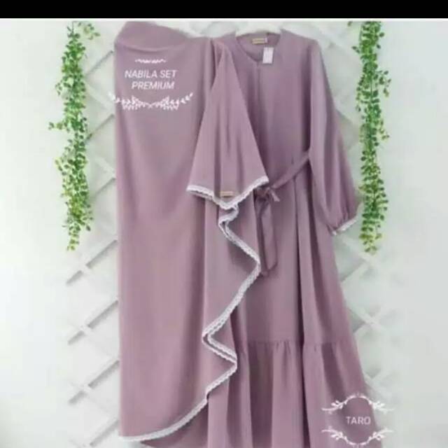 gamis syari nabila set