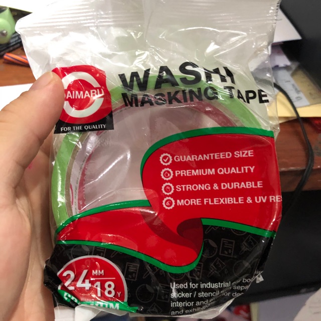 

Washi tape daimaru 24 mm 18 yard anti air