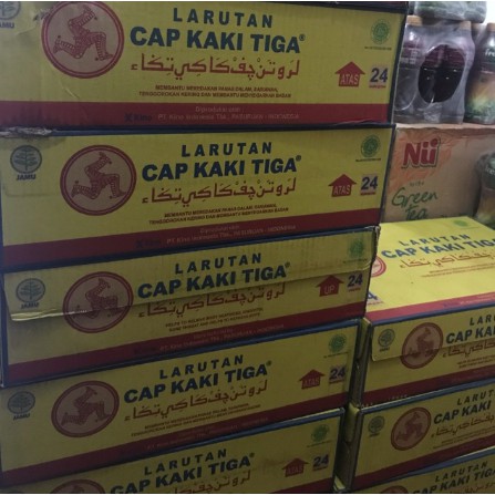 

Larutan Cap Kaki Tiga Kaleng 320 ml isi 24 pcs