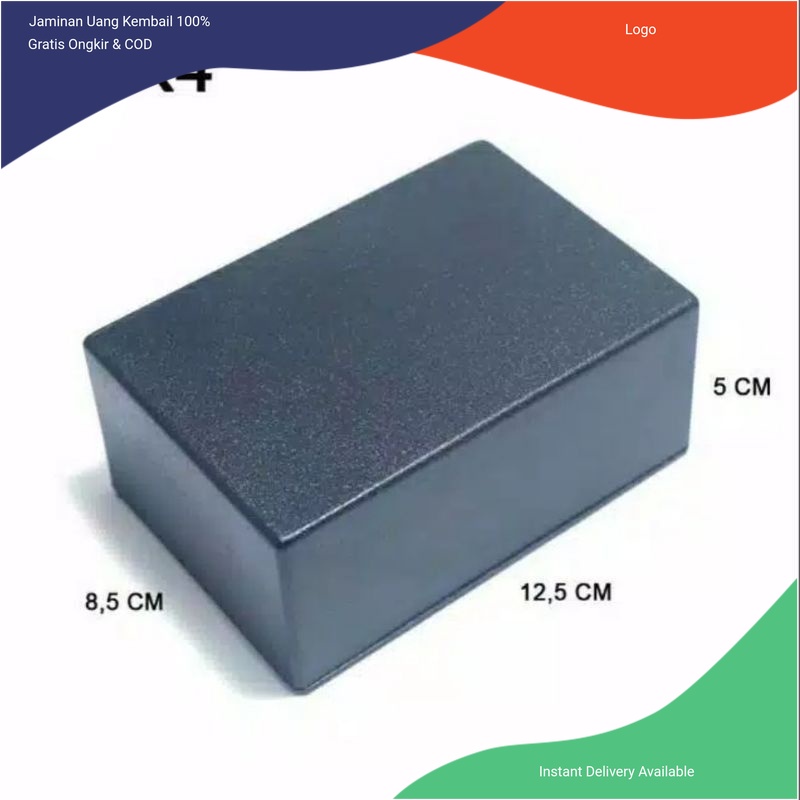 

BOX HITAM / BOX PLASTIK X4 TANPA LUBANG + BONUS SKRUP