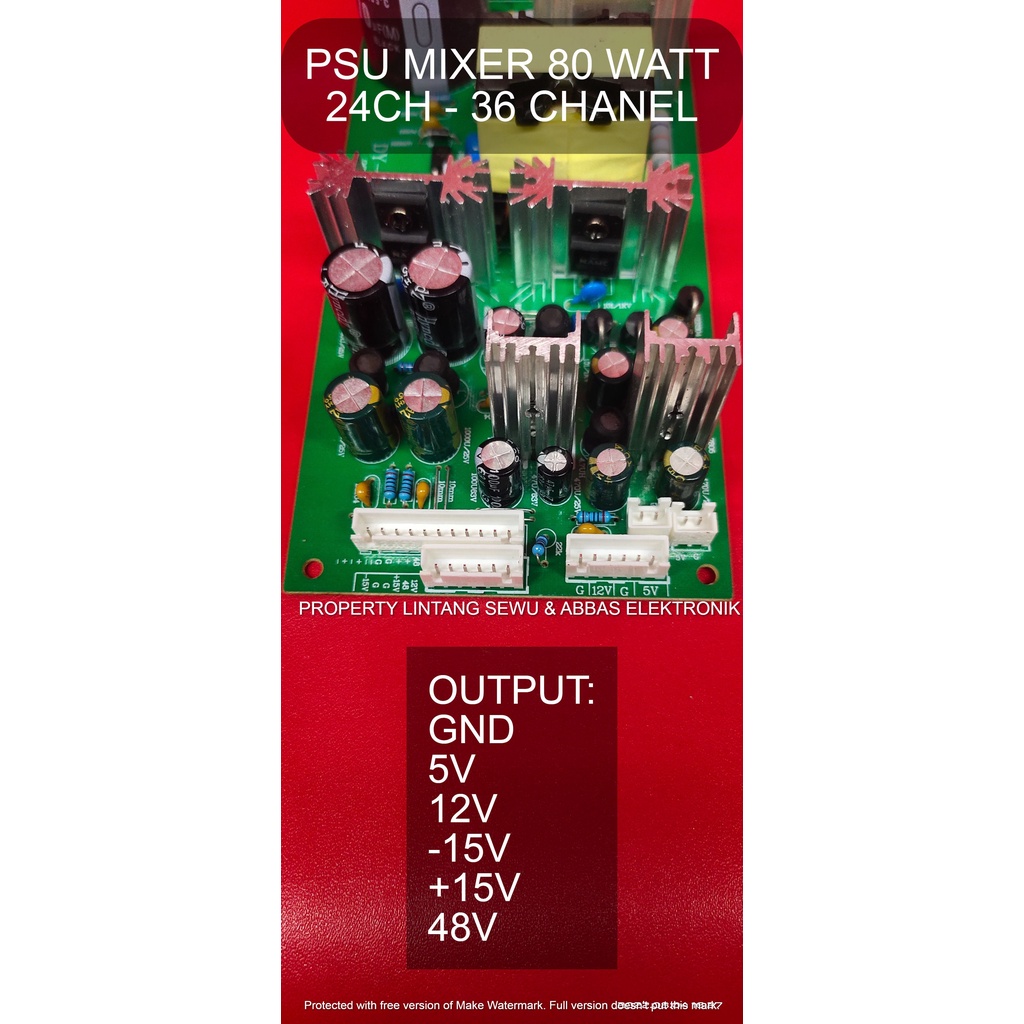 POWER SUPPLY MIXER PM-16 4-16 CHANEL DY-80  16-36 CHANEL POWER SUPPLY AUDIO MIXER ASHLEY 5V/12V/15V/-15V/48V