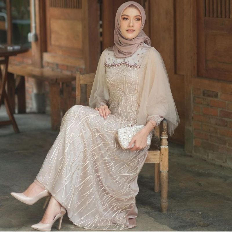 Luna Dress series ASMARA GOWN BROKAT, GAMIS BROKAT